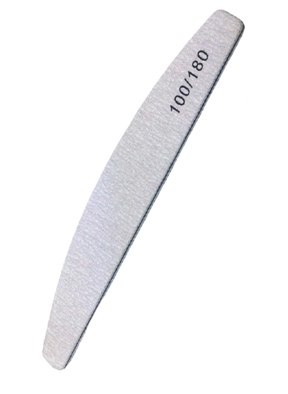 Curved straight artificial nail and nail file 