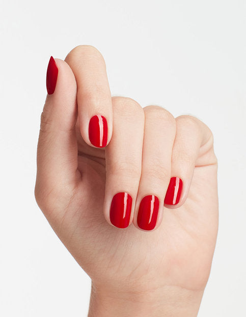 OPI ISL N25 Big Apple Red gel nail polish 
