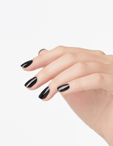 OPI IST02 Black Onyx gel nail polish