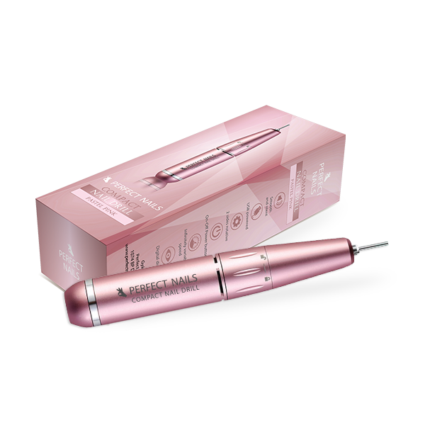 Compact Nail Drill - Hordozható Műkörmös Csiszológép - Pasztell Pink