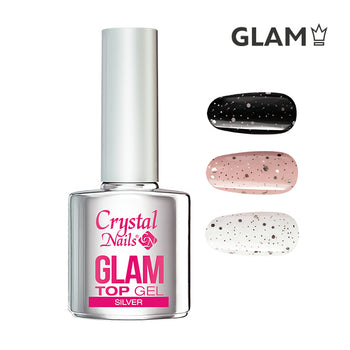Glam top gel 4ml - Silver