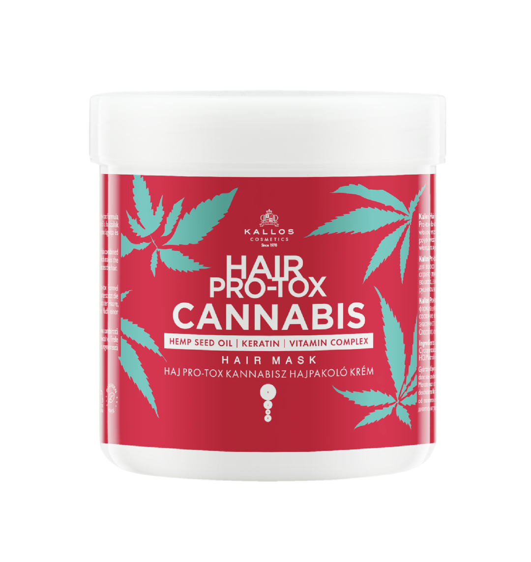 Kallos hair pro-tox cannabis hair wrap cream /in 3 sizes/