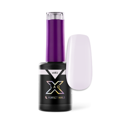 LACGEL LAQ X GÉL LAKK 8ML - PURE PURPLE X082 - PORCELAIN