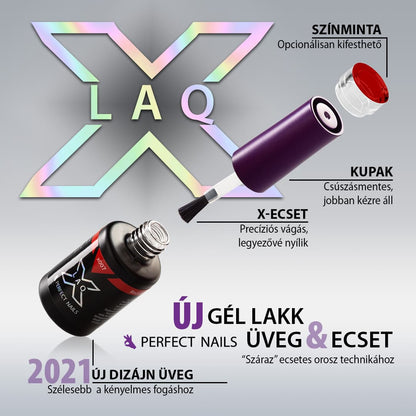 Lacgel Laq X Gel-Lack - Schwarz X071