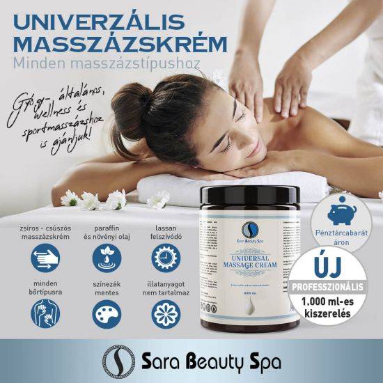 Sara Beauty Spa Massagecreme - universell 