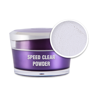 Műkörömépítő Porcelánpor - Speed Clear Powder
