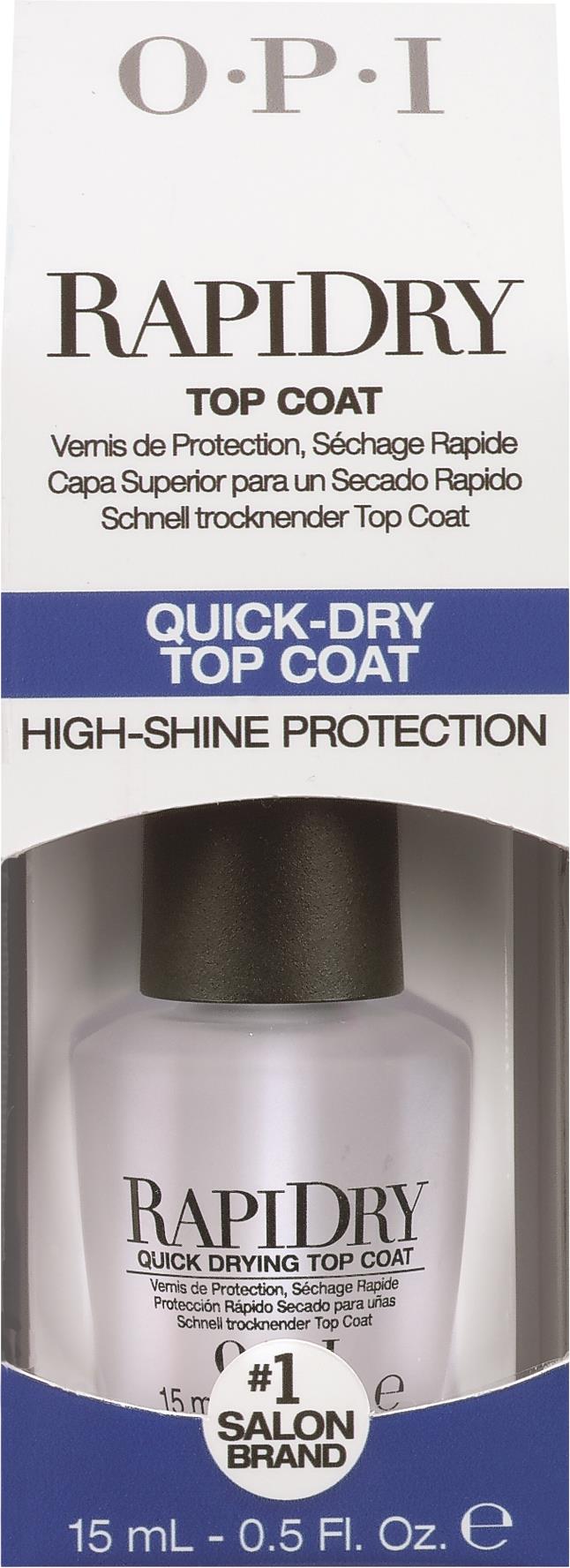 OPI RapiDry Top Coat quick drying and high gloss in one