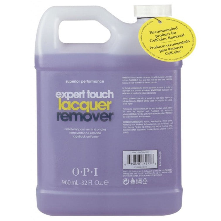 OPI Expert Touch Lacquer Remover - Gel polish remover &amp; Nail polish remover
