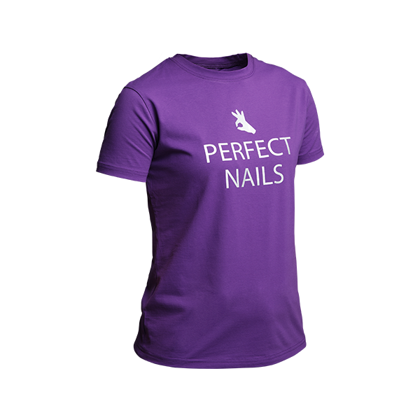 Perfect Nails - Metál Logós Lila Póló