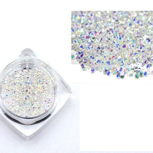 Pixie kristály strasszkő 300 db - Pixie crystal AB - SS3: 1.4mm