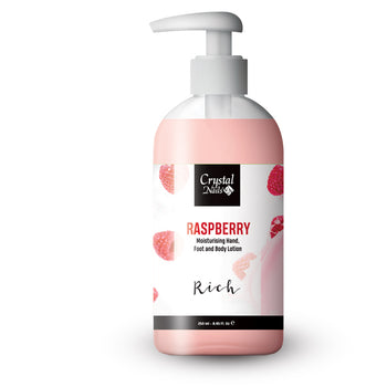 Moisturising hand, foot and body lotion - raspberry lotion - rich