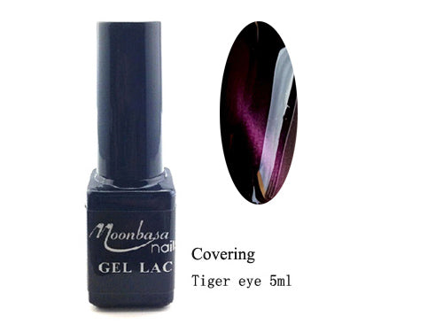 Tiger Eye Covering magnetic gel varnish - cyclamen #856